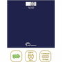 Little Balance SB3 Pèse-personne Connecté USB-C - Écran LCD - Plateau Verre Trempé 28x28 cm - Jusqu'à 180 kg - Bleu Nuit - Batterie Li-ion Rechargeable