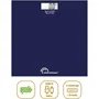 Little Balance SB3 Pèse-personne Connecté USB-C - Écran LCD - Plateau Verre Trempé 28x28 cm - Jusqu'à 180 kg - Bleu Nuit - Batterie Li-ion Rechargeable