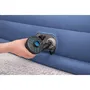 Bestway - Lit gonflable Tritech Double 203x152x46 cm, 300 kg, gonflage en 4 min, pompe integree, surface floquee, traitement antibacterien