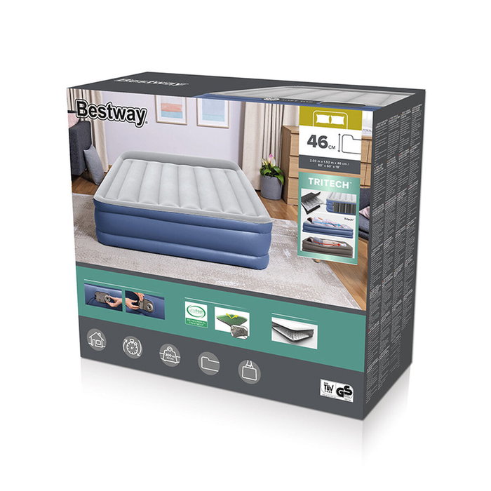 Bestway Lit Gonflable Tritech Double 203x152x46 cm