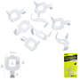 WOLFPACK LINEA PROFESIONAL Lot de 8 crochets métalliques pour tableaux blancs