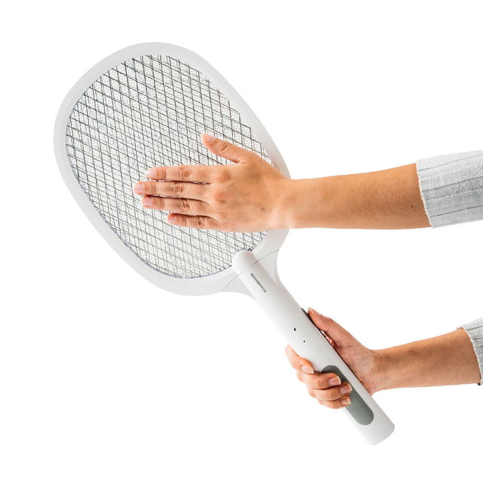 Raquette Anti-insectes Rechargeable 2 en 1 avec Lumière UV Elecfly InnovaGoods Raquette Anti-insectes Rechargeable 2 en 1 avec Lumière UV Elecfly InnovaGoods