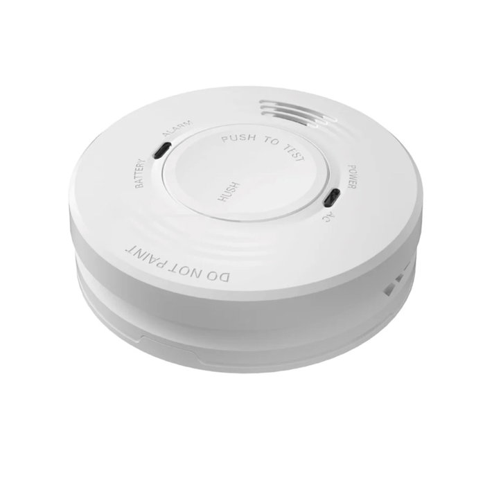 Alecto SDV10 Détecteur de fumée optique avec alimentation secteur et pile de secours Alecto SDV10 Détecteur de fumée optique avec alimentation secteur et pile de secours