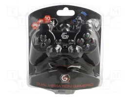 GEMBIRD Gamepad Noir USB A avec fil USB 2.0