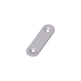 Edm Plaque de jonction droite en acier inoxydable 57 x 16 x 1,5 mm