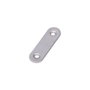 Edm Plaque de jonction droite en acier inoxydable 57 x 16 x 1,5 mm