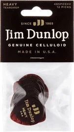 Dunlop Púas Celluloid Shell Teardrop Heavy (pack de 12)