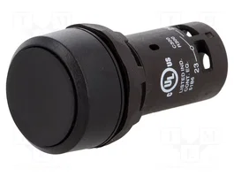 ABB CP1-10B-10 Bouton-poussoir 22mm NO Noir