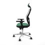 Piqueras y Crespo Chaise de Bureau Jorquera 3D086G1 Vert émeraude