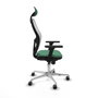 Piqueras y Crespo Chaise de Bureau Jorquera 3D086G1 Vert émeraude