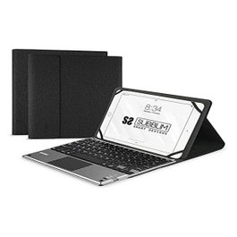 Subblim Keytab Pro Housse et Clavier Bluetooth avec Touchpad Noir