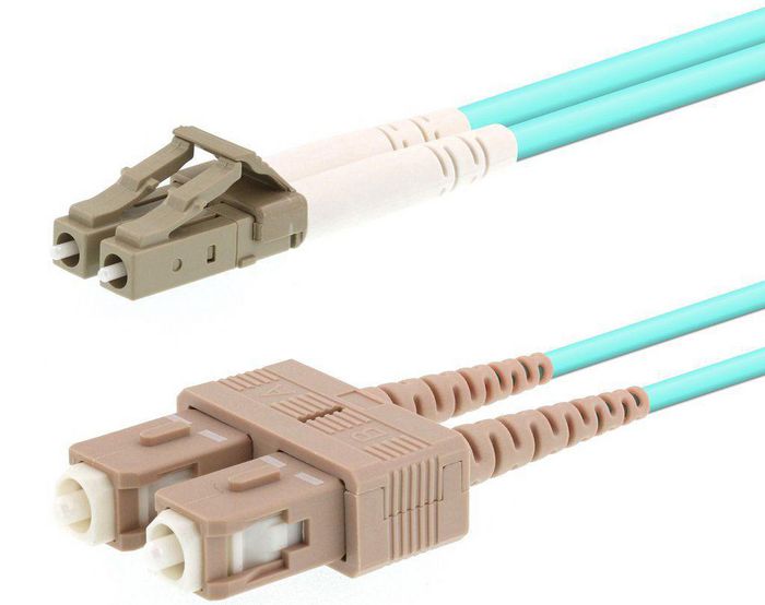 LOGON PROFESSIONAL Câble Fibre Optique Patch LC/SC Multimode OM3 50/125, 5 mètres, 10 Gbps, Modèle AL5LCSC05I/3I LOGON PROFESSIONAL Câble Fibre Optique Patch LC/SC Multimode OM3 50/125, 5 mètres, 10 Gbps, Modèle AL5LCSC05I/3I