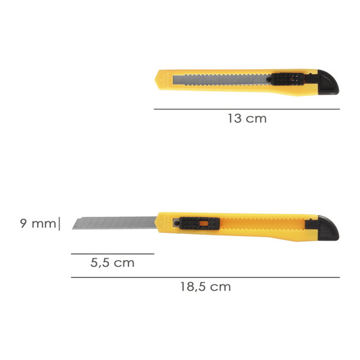 WOLFPACK LINEA PROFESIONAL Cutter Eco avec lame de 9 mm
