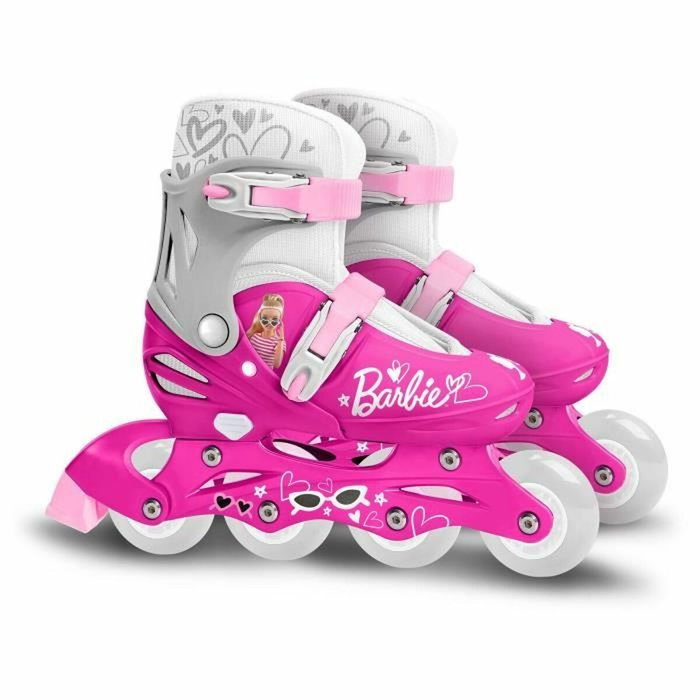 Barbie Rollers en ligne ajustables - Taille 30-33 - Rose