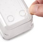 Emuca Kit de 10 seaux organisateurs Cube pour tiroirs, Plastique, Transparent