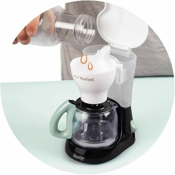 Smoby Set petit déjeuner Tefal avec grille-pain, cafetière, tasses et cuillères