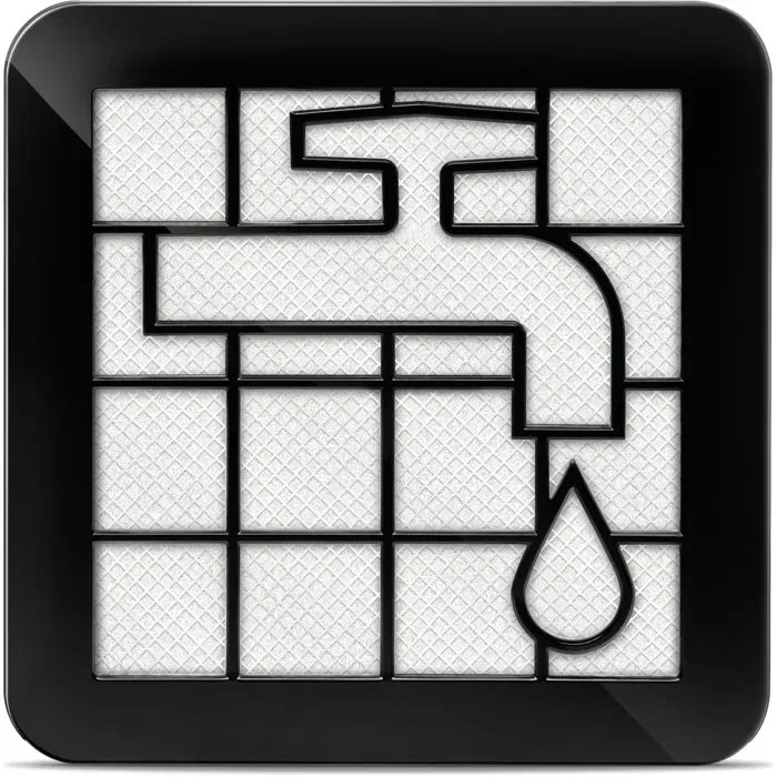 Philips FC8010/02 - Kit de filtres de rechange d'origine bleu et blanc pour aspirateurs PowerPro Compact & Active