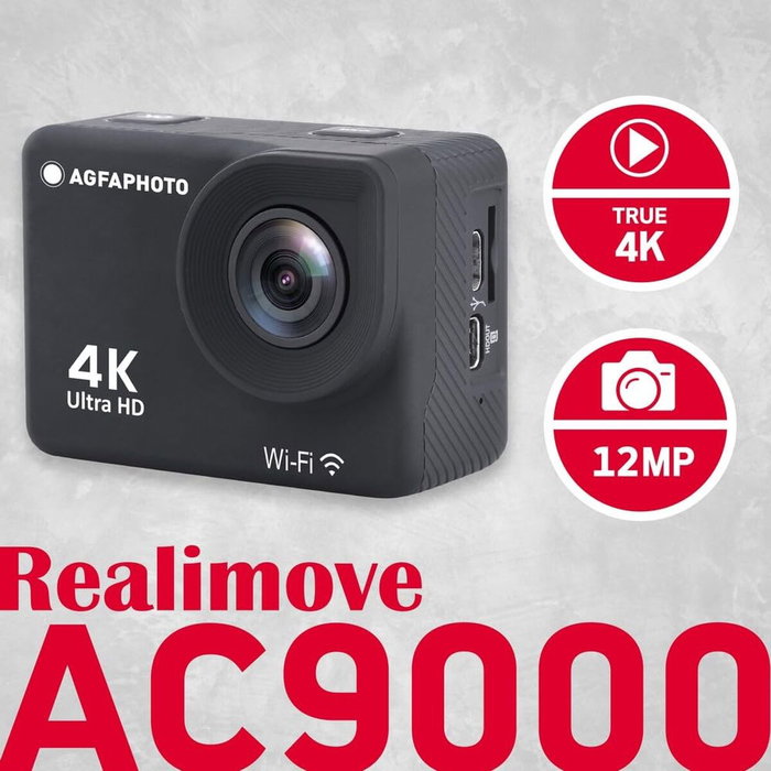 Caméra de sport Agfa AC9000BK Noir noir 2"