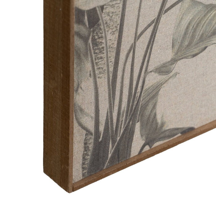 BigBuy Home Toile Beige Palmiers Palmier 120 x 3,3 x 90 cm