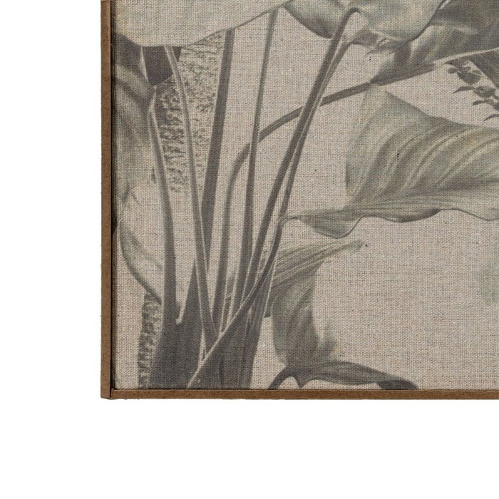 BigBuy Home Toile Beige Palmiers Palmier 120 x 3,3 x 90 cm