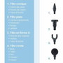 Little Balance Pistolet massant Sport Relax, Noir