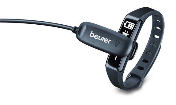 Beurer AS-80 - Capteur d'activité avec Bluetooth Noir - Traqueur de fitness et suivi du sommeil