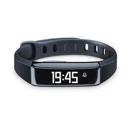 Beurer AS-80 - Capteur d'activité avec Bluetooth Noir - Traqueur de fitness et suivi du sommeil
