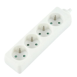 Logon Professional LPS055 Multiprise 4 Prises Blanc 16A 3500W 1.5 m