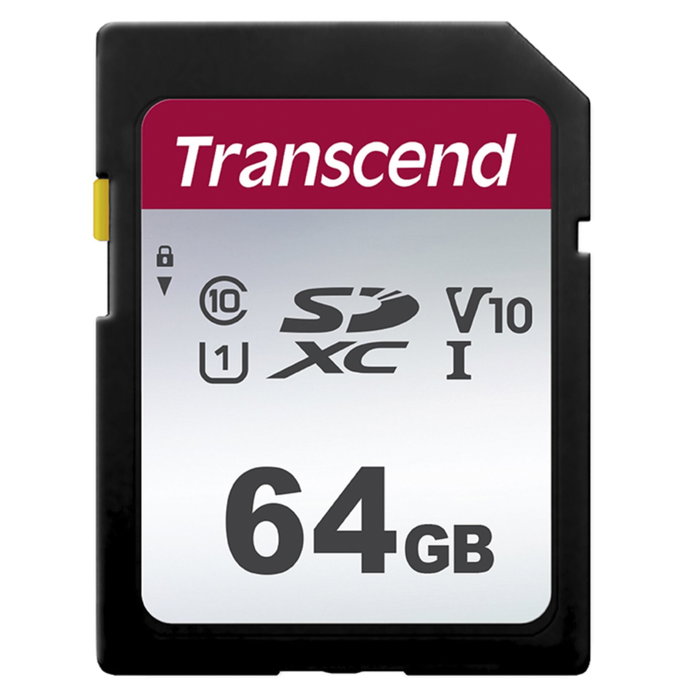 Transcend SDXC 300S 64 Go Class 10 UHS-I U1 Transcend SDXC 300S 64 Go Class 10 UHS-I U1