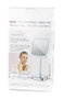 Beurer BS-99 Miroir cosmétique avec éclairage LED intensif et 5 niveaux de grossissement pour soins du visage, arrêt automatique