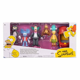 JAKKS PACIFIC - Blister de 6 figurines Les Simpsons de 7 cm - Jeu de collection pour enfants dès 4 ans