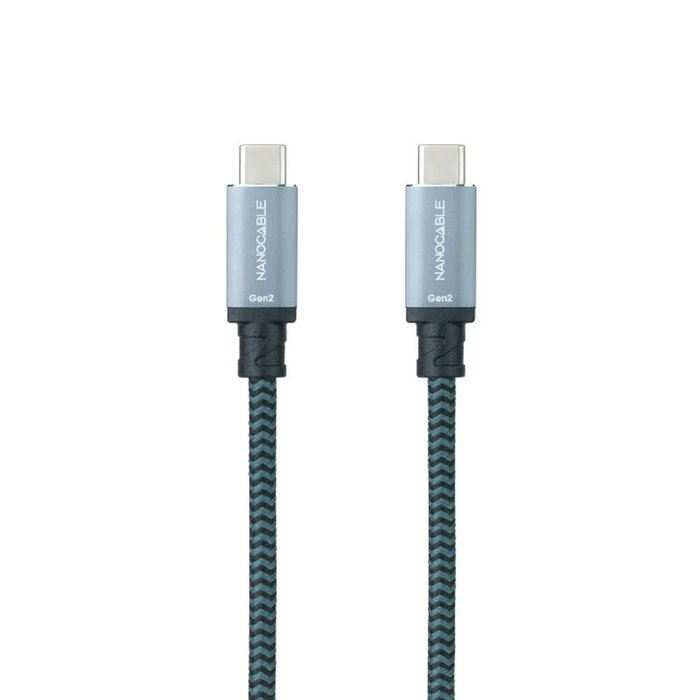 Nanocable 10.01.4103-COMB Câble USB-C 3M USB 3.2 20Gbps Charge 5A 4K 60Hz Gris/Noir Nanocable 10.01.4103-COMB Câble USB-C 3M USB 3.2 20Gbps Charge 5A 4K 60Hz Gris/Noir