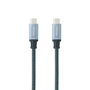 Nanocable 10.01.4103-COMB Câble USB-C 3M USB 3.2 20Gbps Charge 5A 4K 60Hz Gris/Noir