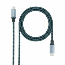 Nanocable Câble USB-C 3m Gris/Noir 20Gbps 5A