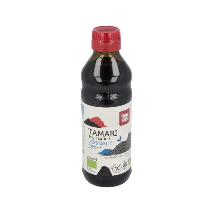 LIMA Sauce soja Tamari BIO 25% de sel en moins 250ml LIMA Sauce soja Tamari BIO 25% de sel en moins 250ml