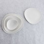 Assiette creuse Bidasoa Fosil Blanc Céramique Oblongue 22 x 19,6 x 4,5 cm (6 Unités)