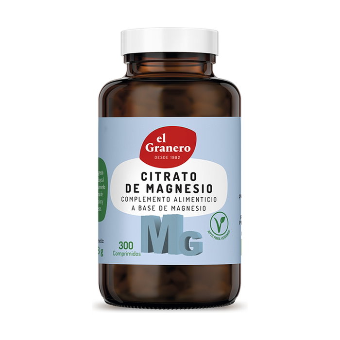 El Granero Integral MG 500 Citrate de Magnésium 300 comprimés El Granero Integral MG 500 Citrate de Magnésium 300 comprimés