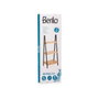 BERILO Étagère d'escalier à 3 niveaux en bambou noir