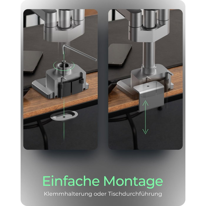 Icy IB-MS525-T Bras de support pour 3 moniteurs