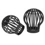 Kinzo Rejilla globo para bajante canalón/sumidero ø12 cm, 2 uds