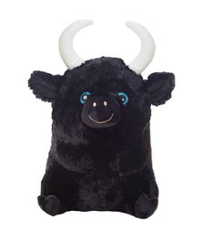 Creaciones Llopis Toro Boli - Peluche toro en polyester de 70 cm - Jouet pour enfants à partir de 3 ans - Sans montage nécessaire