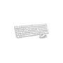 Logitech MK950 Signature - Ensemble Clavier et Souris Sans Fil Bluetooth AZERTY Blanc - Touches Personnalisables et Confort Optimal