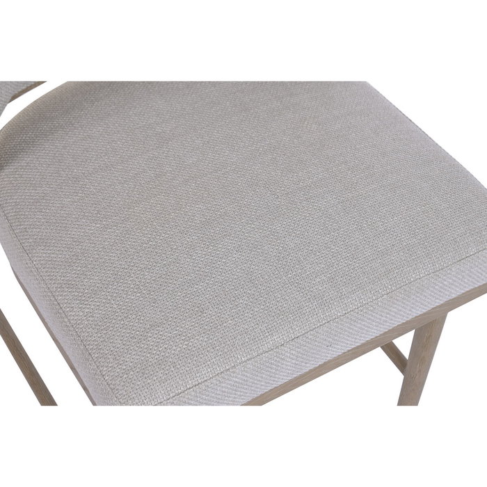 Home ESPRIT Chaise de Salle à Manger Polyester Frêne