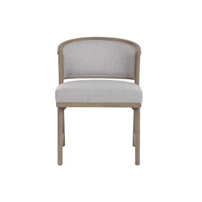 Home ESPRIT Chaise de Salle à Manger Polyester Frêne