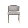 Home ESPRIT Chaise de Salle à Manger Polyester Frêne