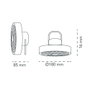 Ventilateur de Bureau CristalRecord Blanc 5 W