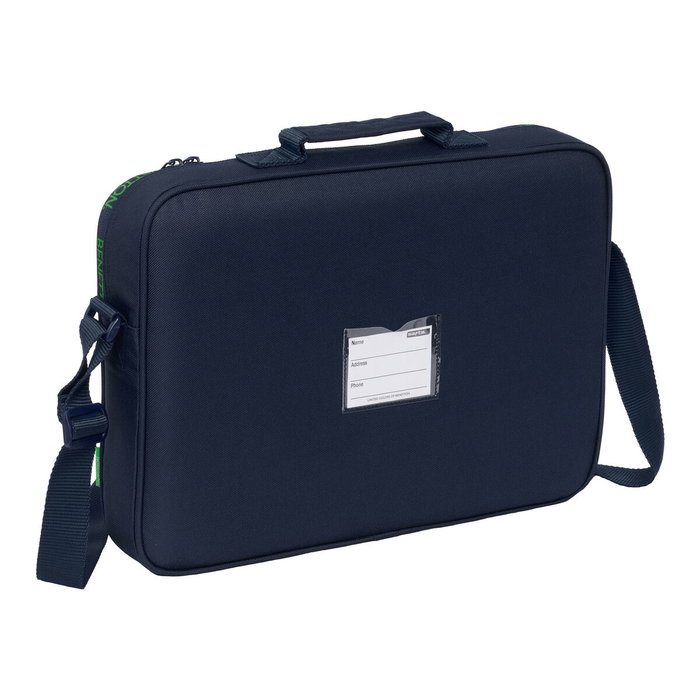 Cartable Benetton Together Blue marine 38 x 28 x 6 cm