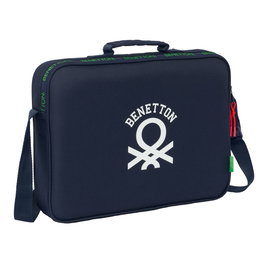 Cartable Benetton Together Blue marine 38 x 28 x 6 cm