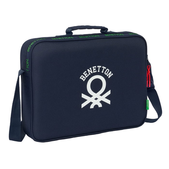 Cartable Benetton Together Blue marine 38 x 28 x 6 cm Cartable Benetton Together Blue marine 38 x 28 x 6 cm