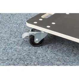 Meister Chariot de manutention à roulettes 400 kg - Plateau 590 x 290 mm
